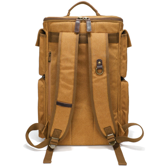 Men's Canvas Large Capacity Waterproof Design Computer Backpacks