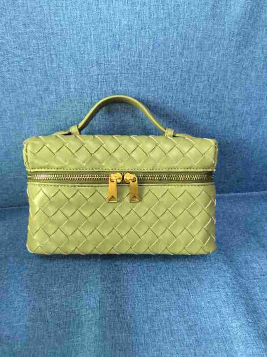 Fashion Slouchy Lunch Box Weaving Trendy Shoulder Bags
