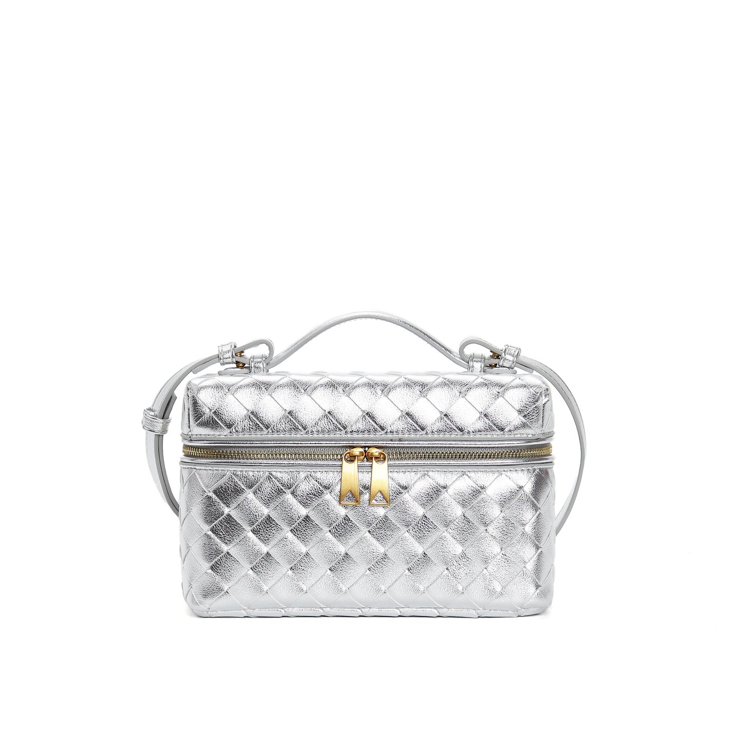 Classic Style Box Female Genuine Leather Portable Crossbody Bags