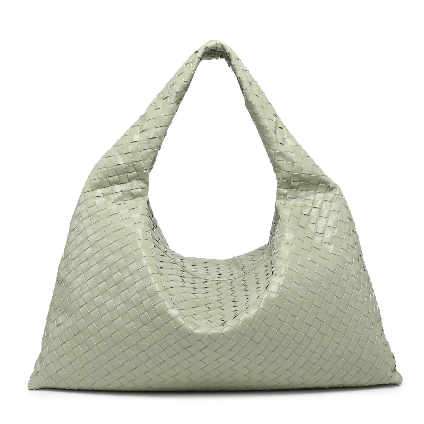Women's Hand-woven Solid Color Large Capacity Simple Shoulder Bags
