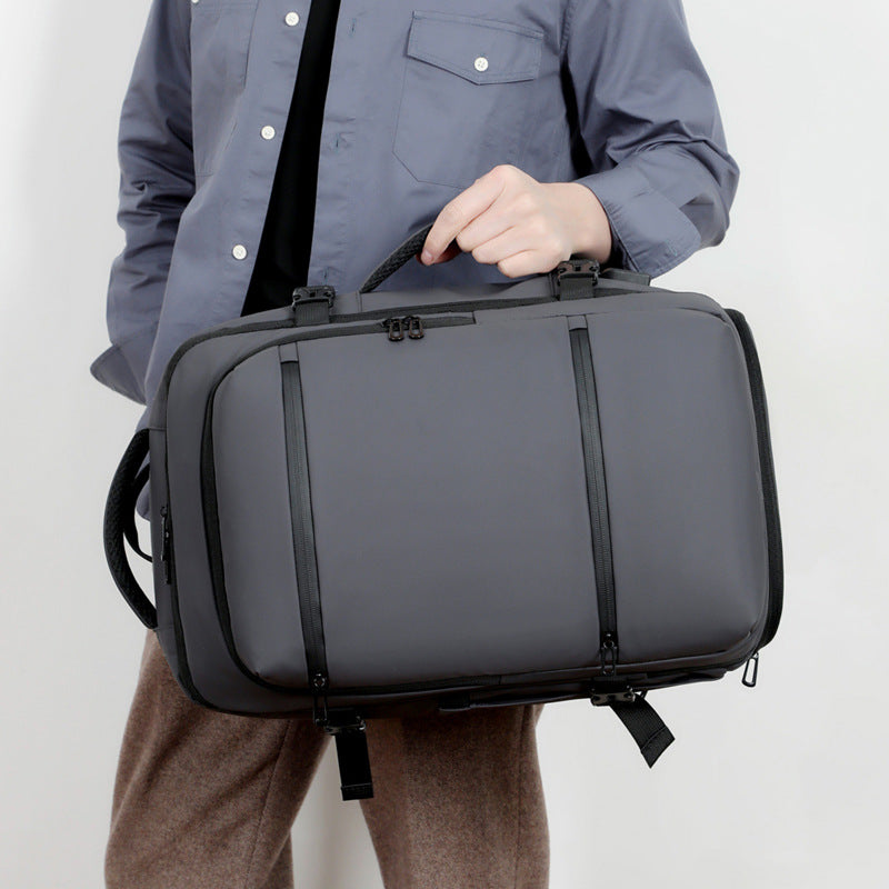 Elegant Casual Men's Fashion Simple Derm Backpacks