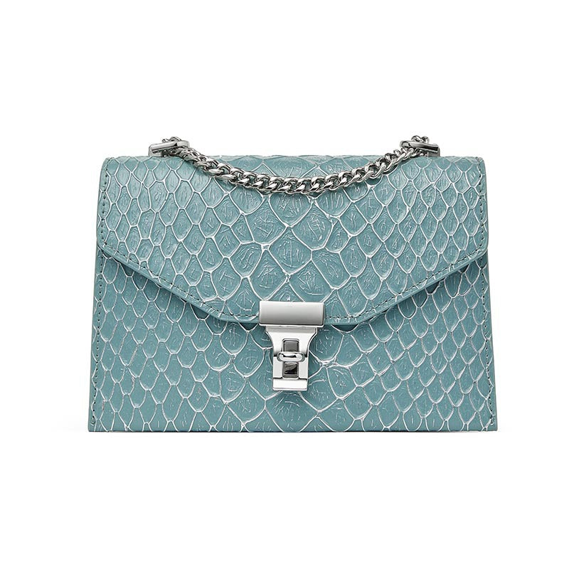 Women's Selected Genuine Leather Chain Summer High Crossbody Bags