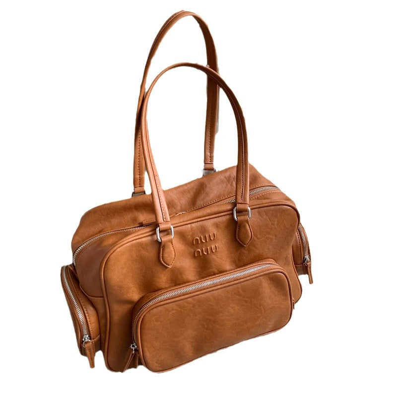 Innovative Design Retro Bowling Underarm Portable Shoulder Bags