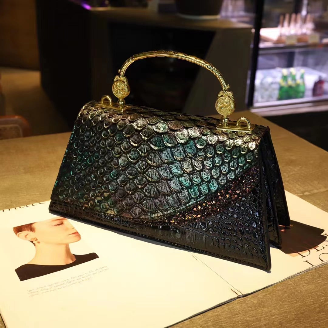Women's Versatile Rhombus Portable Elegant Popular Handbags