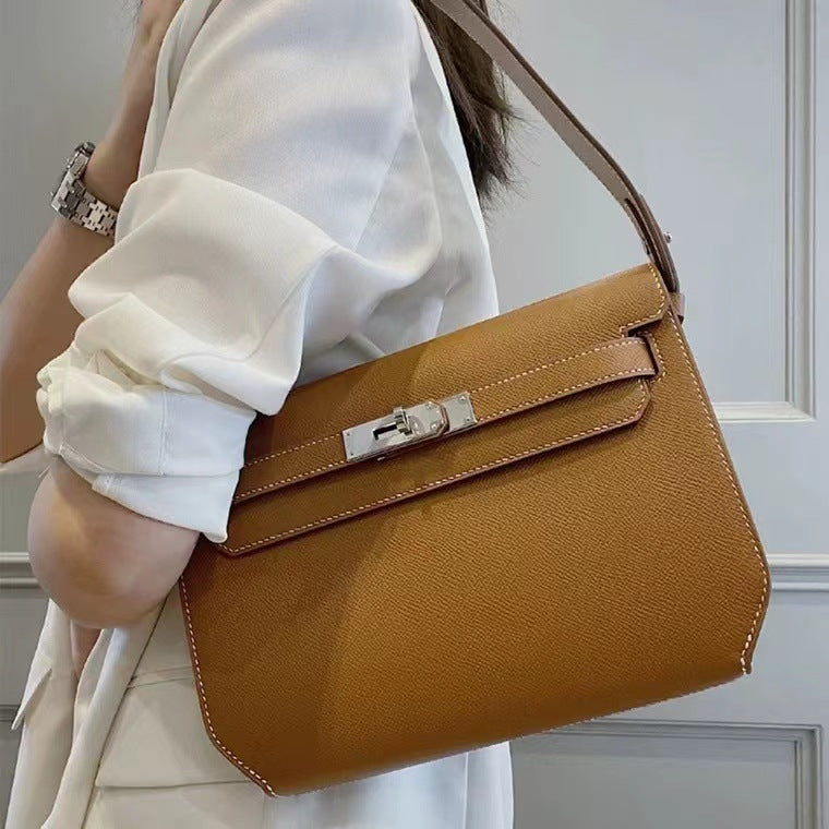 Innovative Stylish First Layer Cowhide Unisex Crossbody Bags