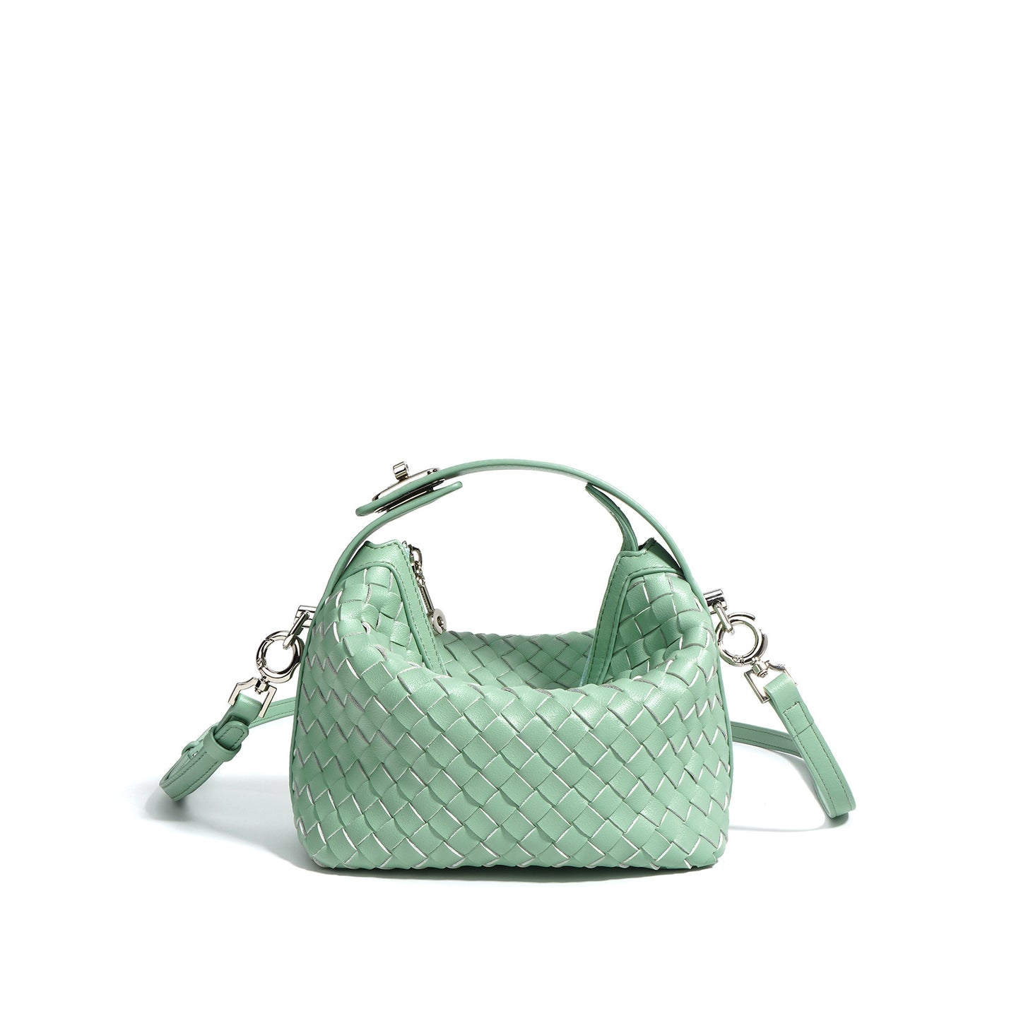 Women's Niche Design Lunch Underarm Genuine Leather Shoulder Bags