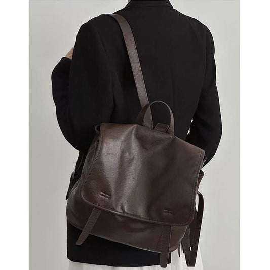 Durable Women's Minimalist Retro Large Capacity Backpacks