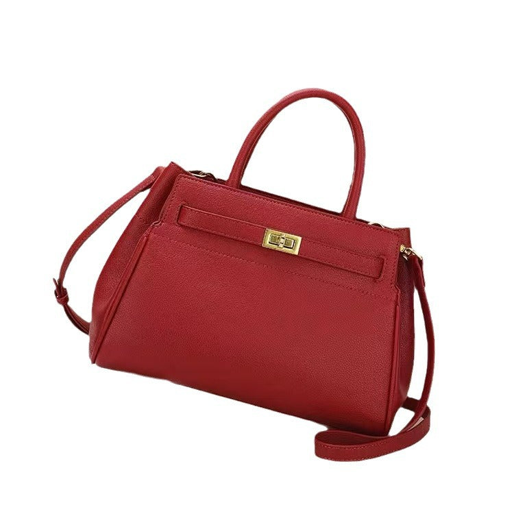 Women's High-grade Portable Red Wedding Large Capacity Shoulder Bags