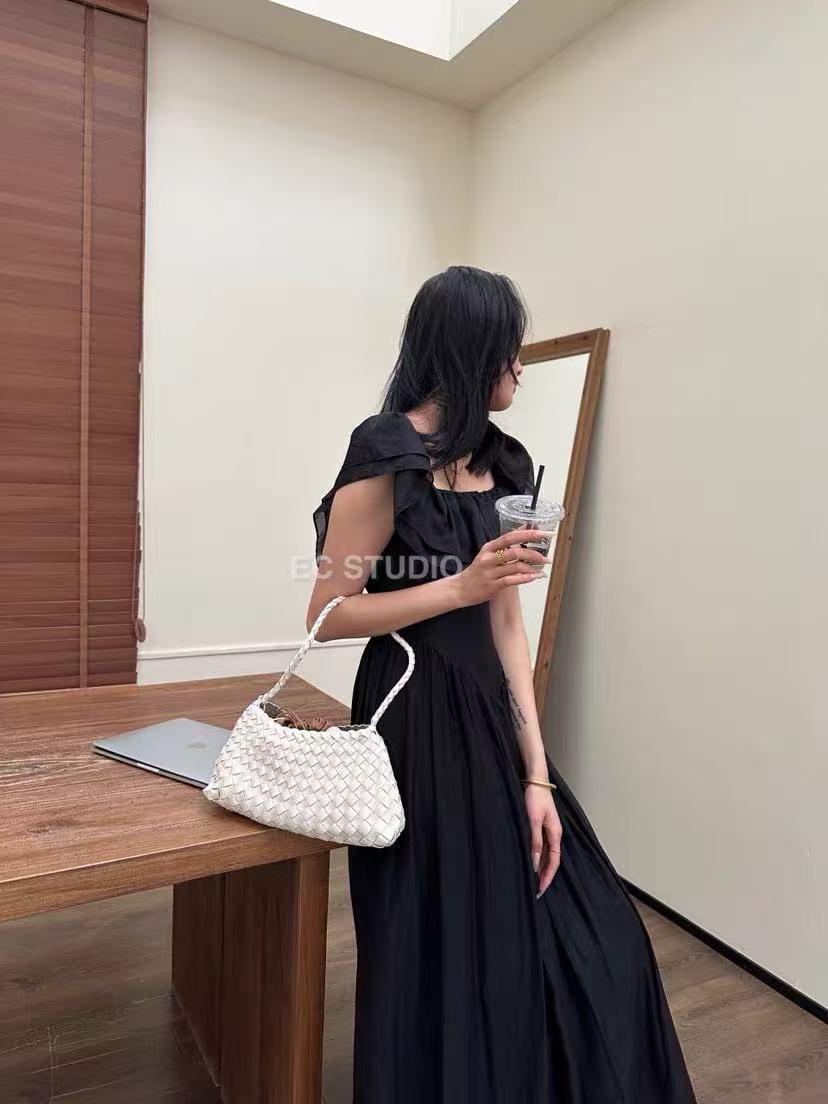 Women's Genuine Leather Hand-woven Underarm High-grade Versatile Shoulder Bags