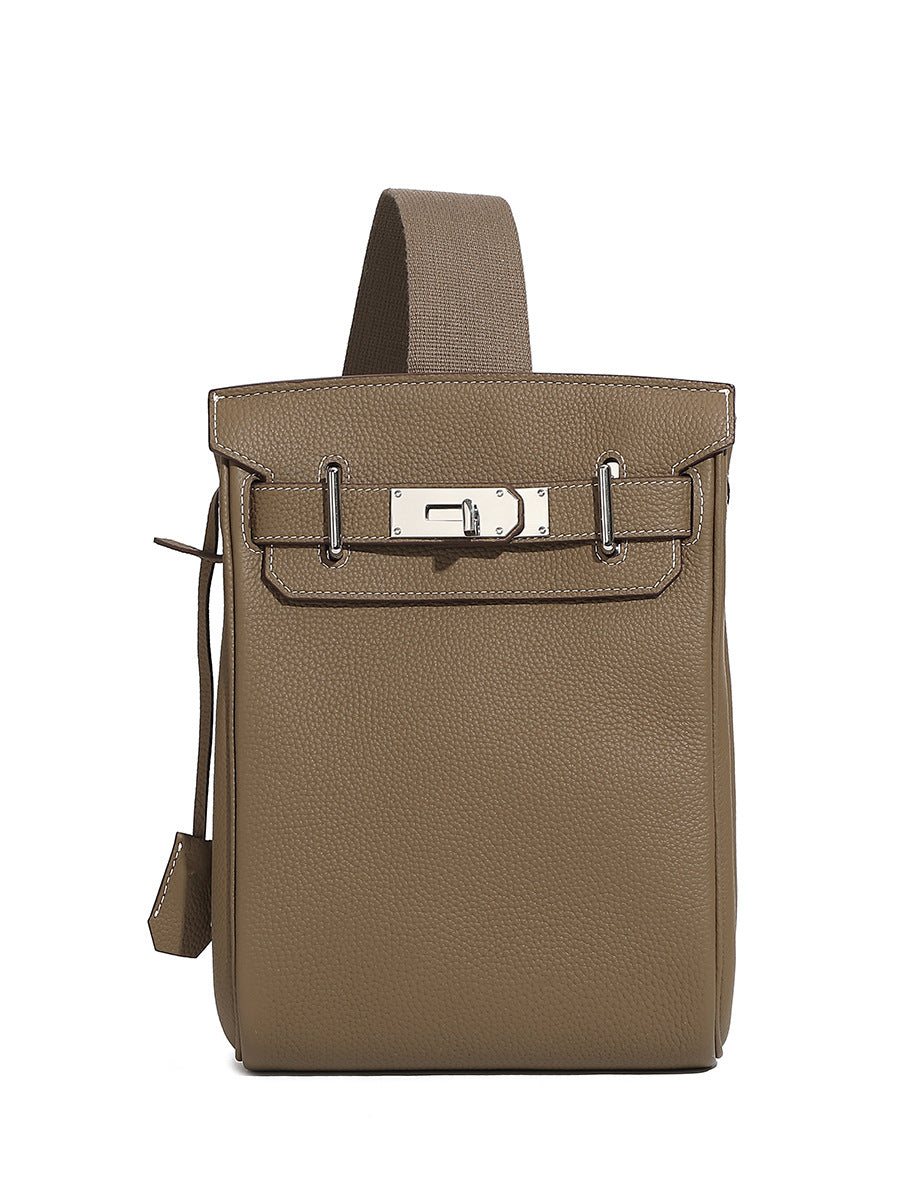 High Quality Kelly Unisex First Layer Leather Crossbody Bags