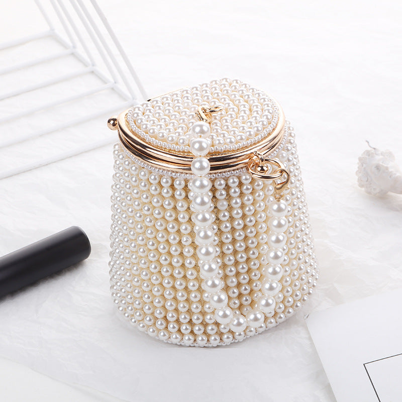 Classy Comfortable Pearl Dinner Portable Niche Evening Bags