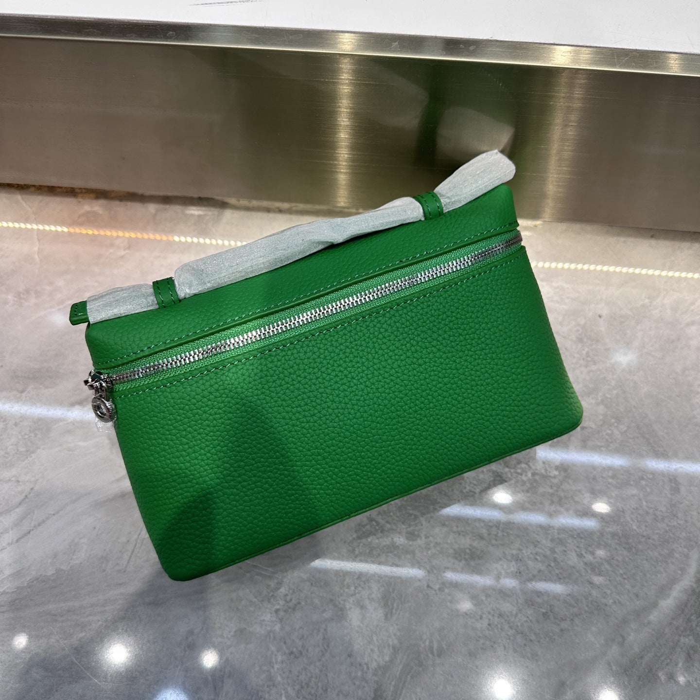 Women's Leather Lunch Box First Layer Cowhide Hand Shoulder Bags