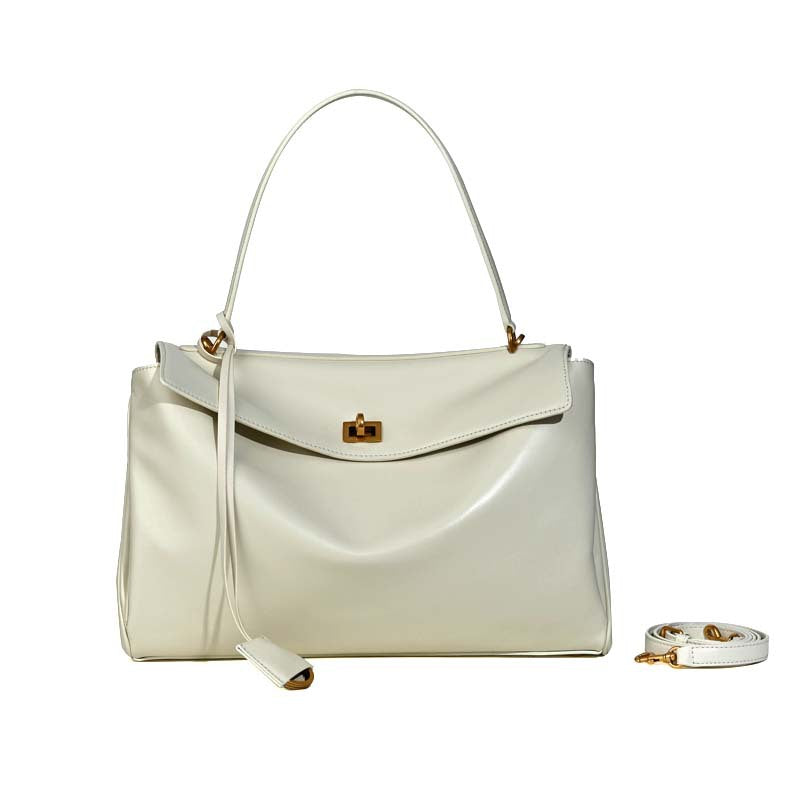 Women's Cowhide Commuter Genuine Leather Large Capacity Shoulder Bags