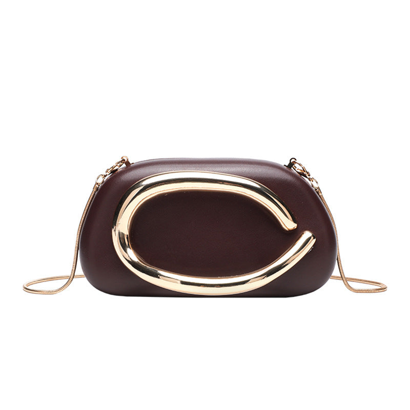 Classic Unique Women's Gilding Chain Letter Shoulder Bags