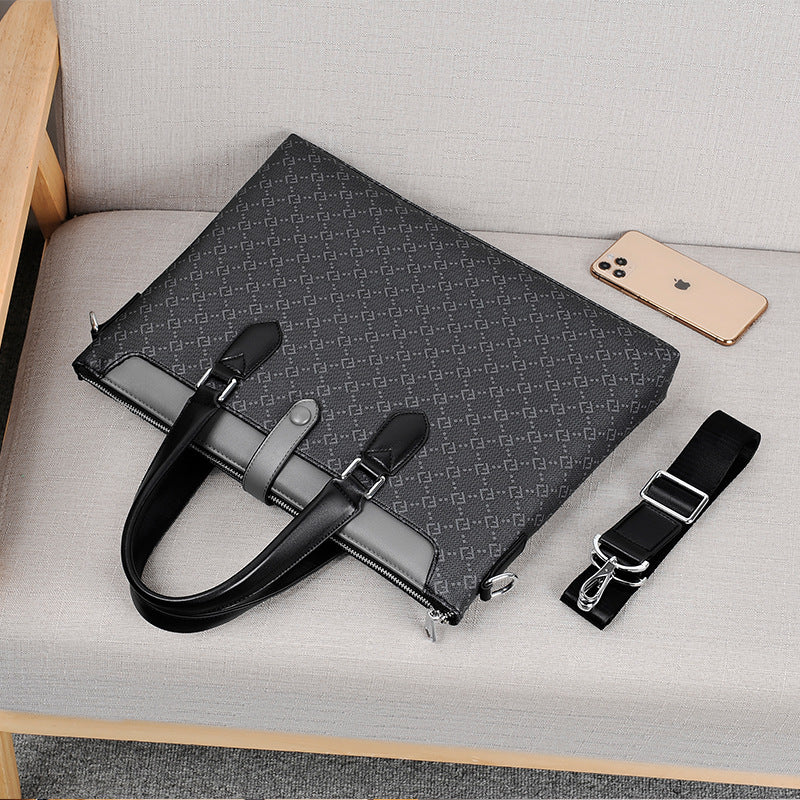 Men's Stylish Glamorous Business Computer File Men's Handbags