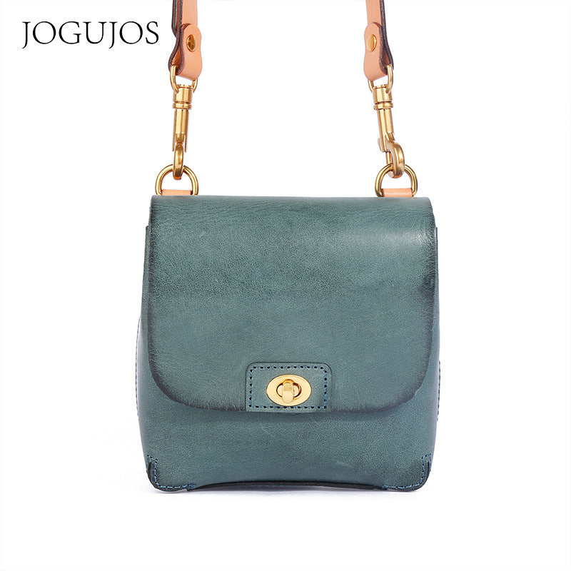 Women's Design Mobile Retro Genuine Leather Shoulder Bags