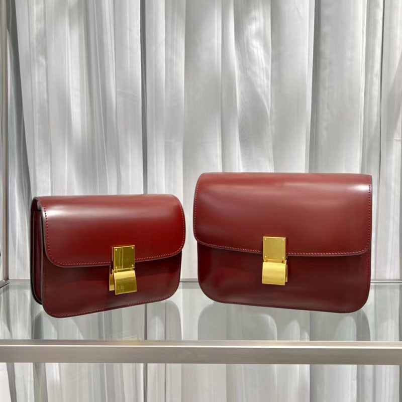 Women's With Gift Box First Layer Cowhide Crossbody Bags