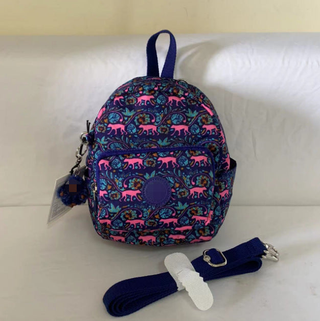 Winter Nylon Monkey Urban Simple Mini Backpacks