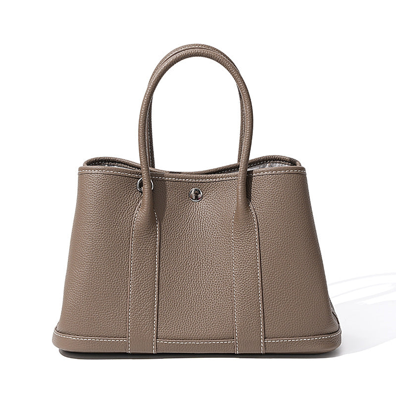 Women's Genuine Leather Large Capacity Niche High-grade Tote Bags