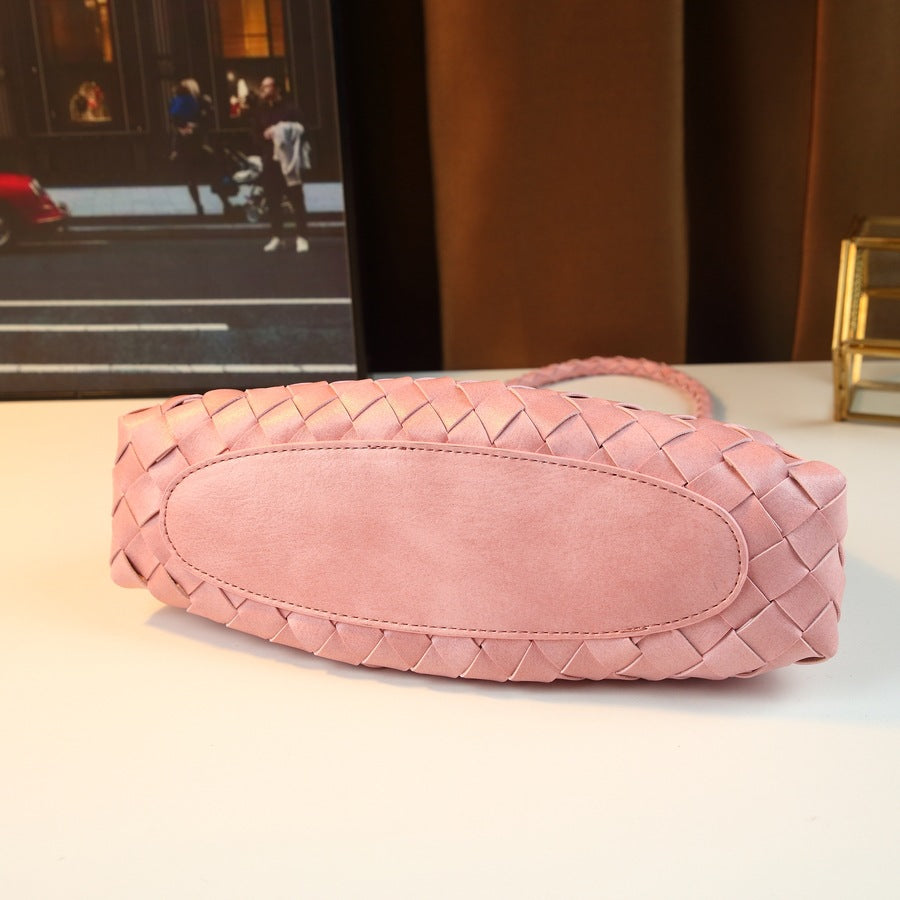 Women's Woven High-grade Versatile Underarm Retro Tote Bags