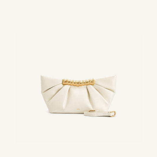 Unique Pleated Clutch Metal Fashionable High-grade Bags