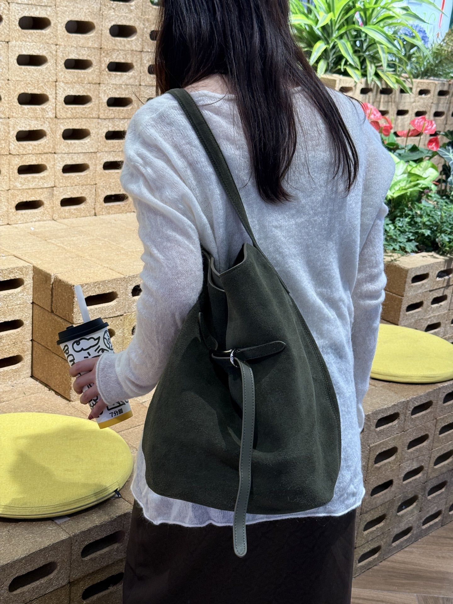 Charming Layer Cowhide Large Capacity Commuter Tote Bags