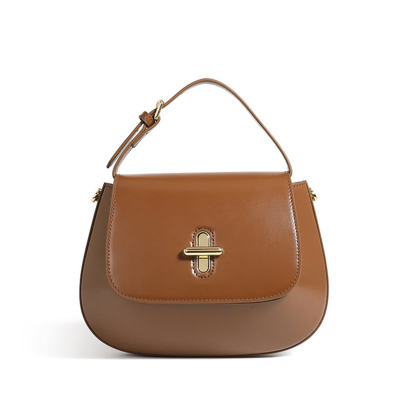 Women's Style Leather Light Luxury Minority High Crossbody Bags