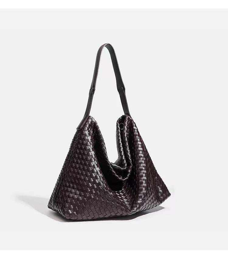 Classic Pretty Women's Woven Big Fashion Shoulder Bags