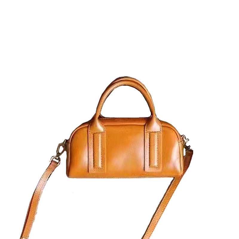 Women's Leather Pillow Niche Trendy Large Capacity Handbags