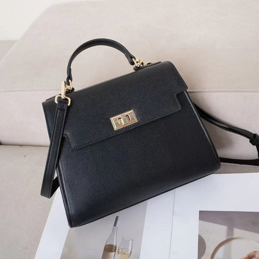 Women's Genuine Leather High-grade Portable Kelly Niche Bags