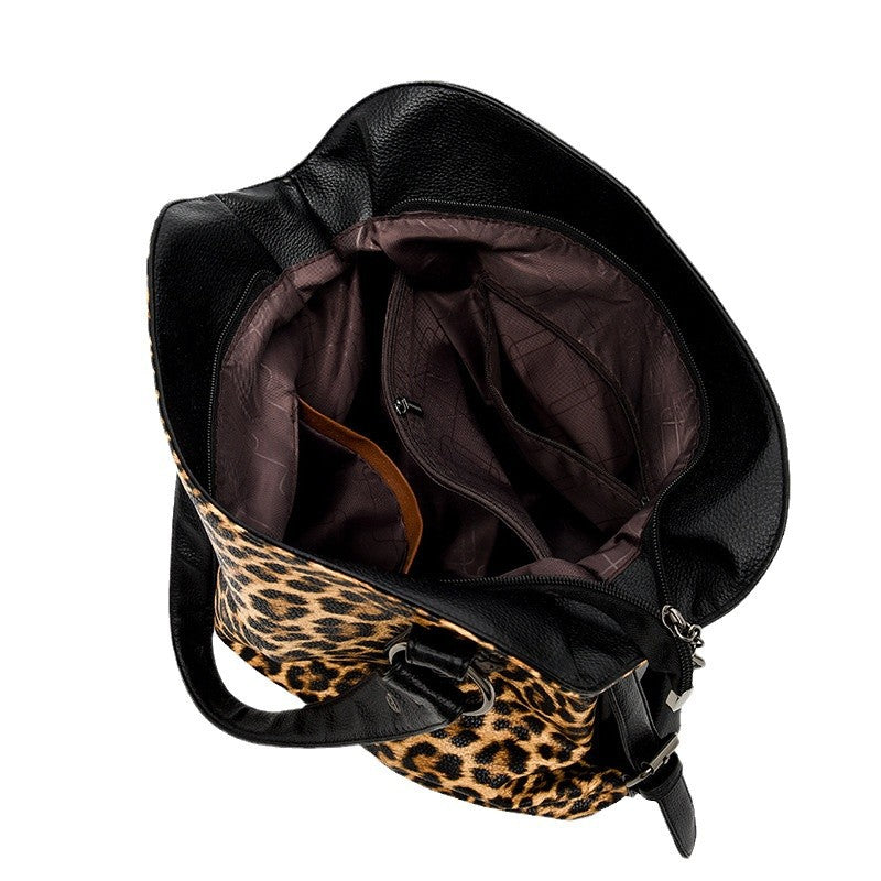 Women's Print Motorcycle Atmospheric Zebra Commuter Vintage Style Bags