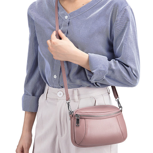 Women's Mini Genuine Leather Mobile Niche Fashion Crossbody Bags