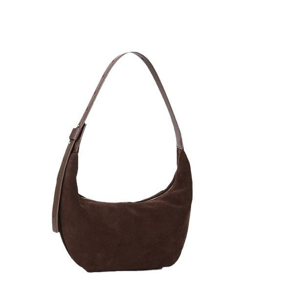 Women's Niche Retro Dumpling High-grade Large Capacity Shoulder Bags