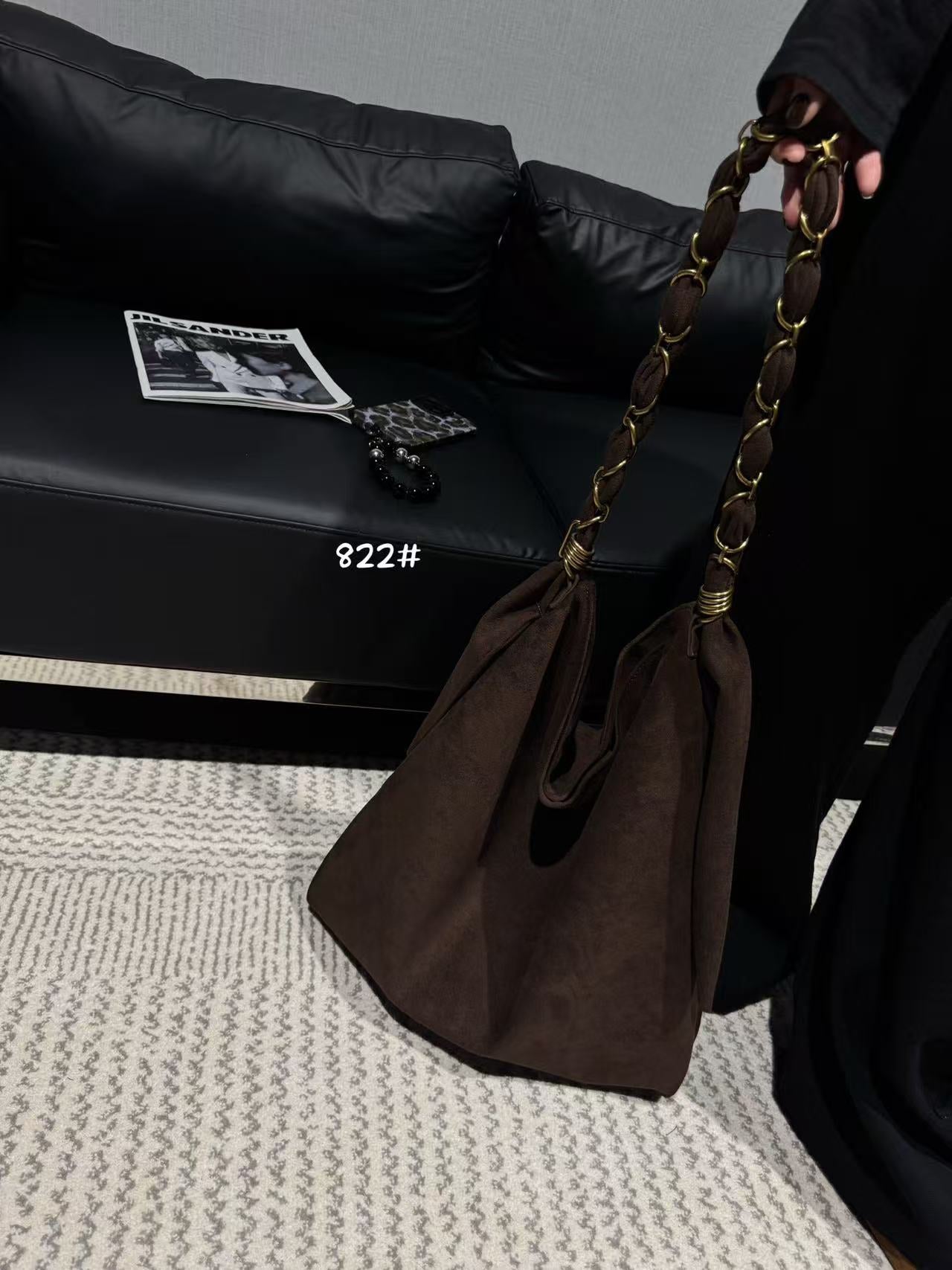 Women's Idle Style Retro Large Capacity Underarm Tote Bags