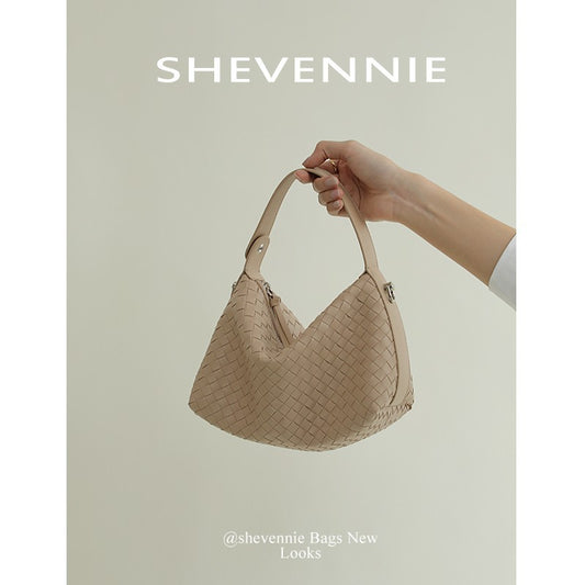 Women's Cowhide Rhombus Dumpling Hand Versatile Handbags