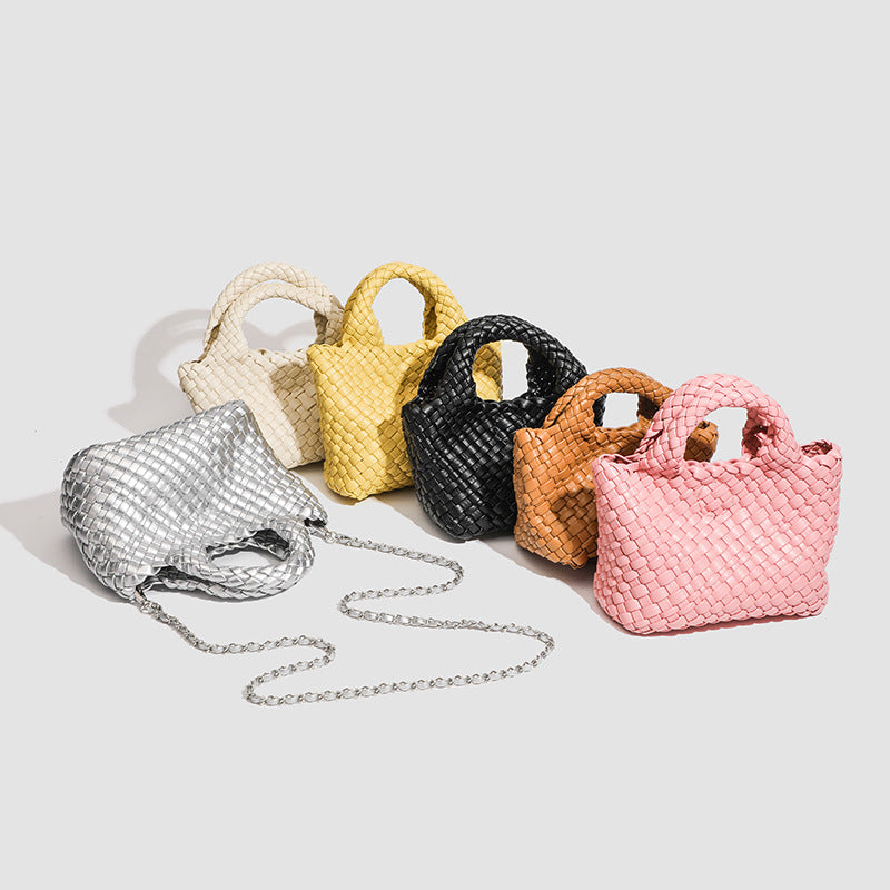 Design Hand-woven Single Vegetable Basket Daily Handbags