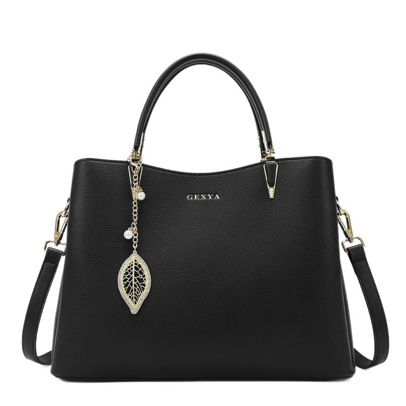 Women's Fashionable Simple Mother Large Capacity Soft Handbags