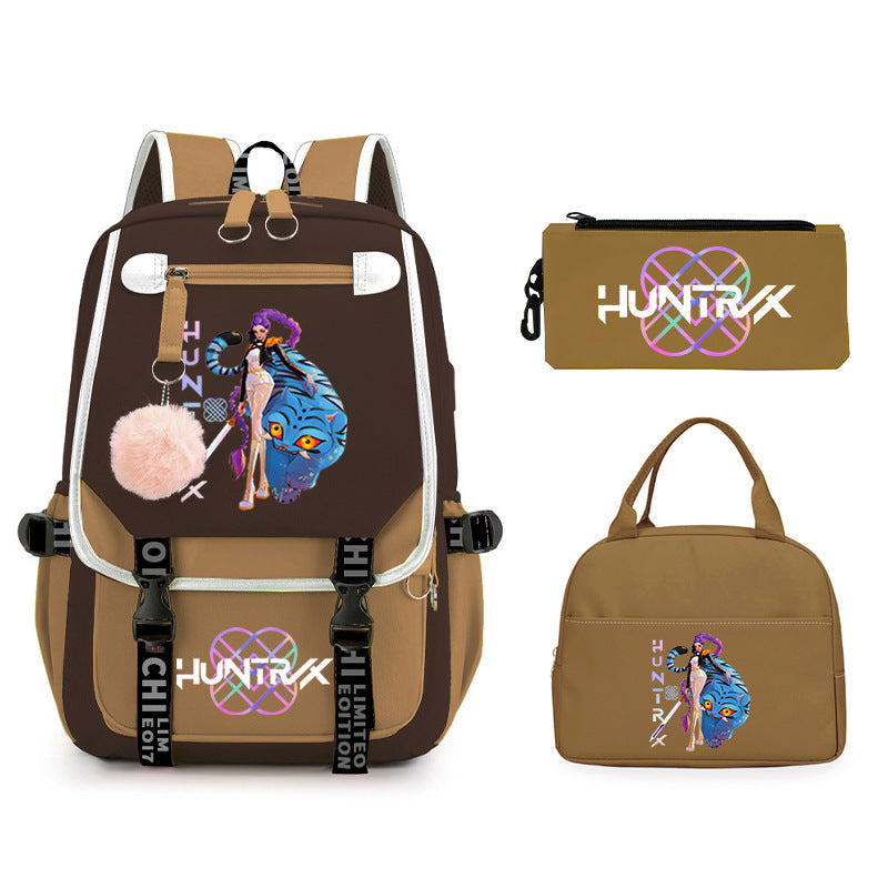 Children's Animation Printing Large Capacity Lightweight Fashion Trend Backpacks