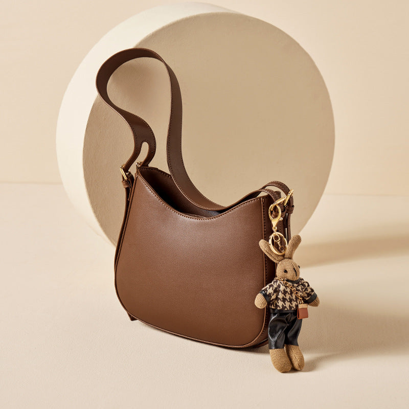 Women's Fashionable High-grade Underarm Genuine Leather Shoulder Bags