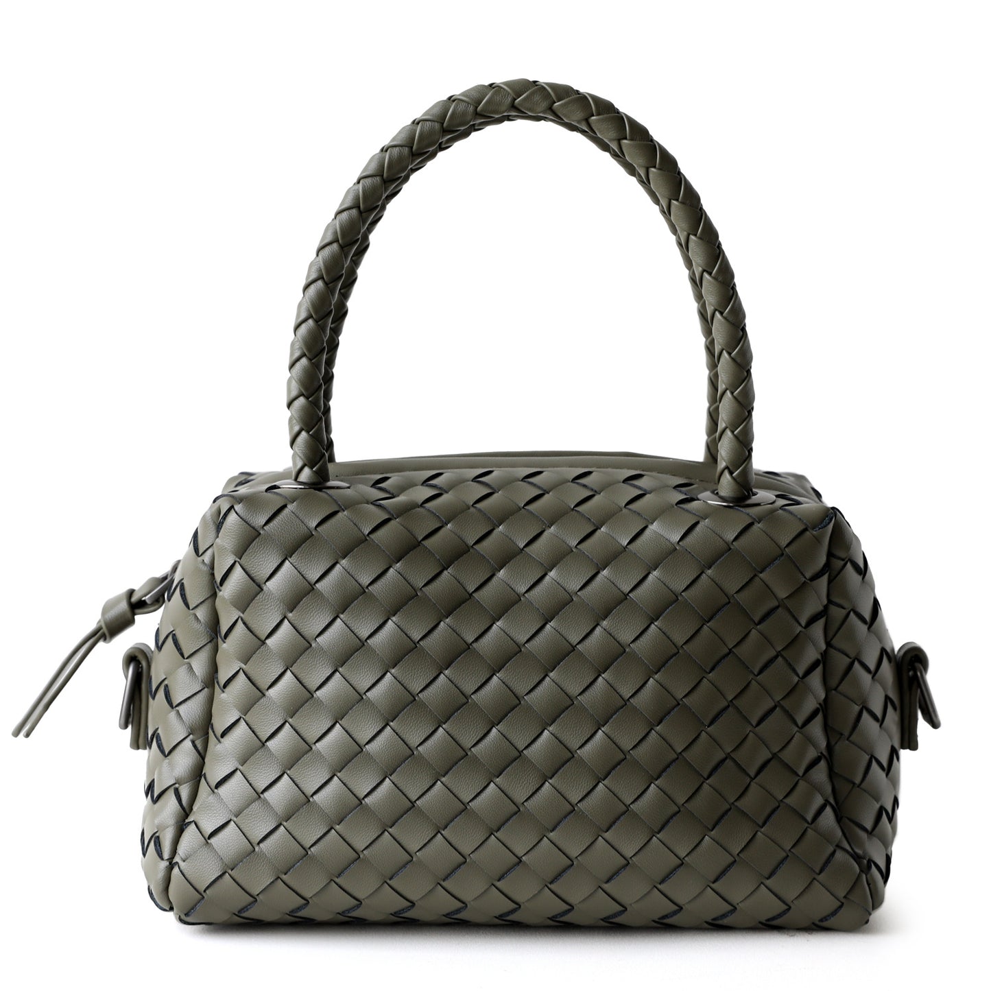 Women's Genuine Leather Boston Pillow Portable Handbags