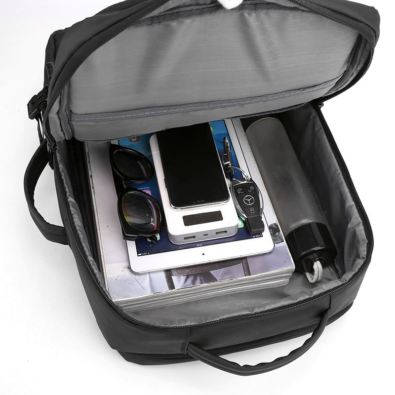 Men's Business Outdoors Commute Large Capacity Derm Backpacks