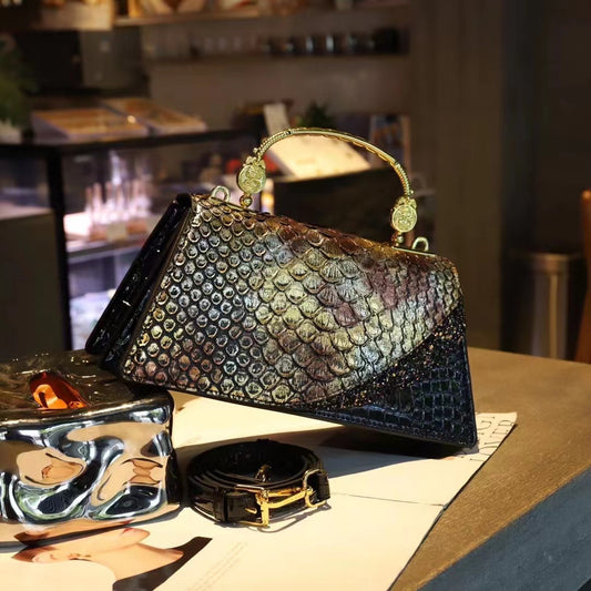 Women's Versatile Rhombus Portable Elegant Popular Handbags