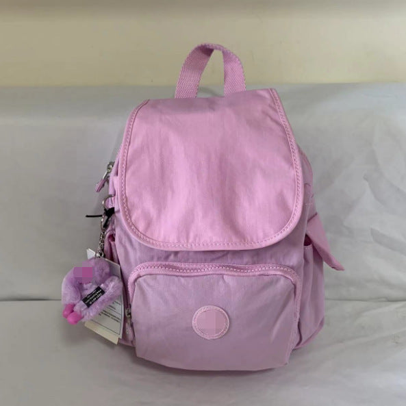 Women's Summer Nylon Canvas Monkey Urban Simple Backpacks