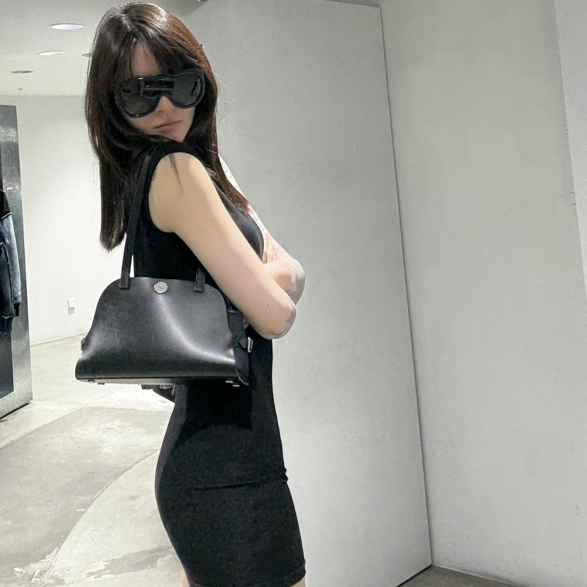 Women's Cowhide Old Money Style Shell Retro Shoulder Bags