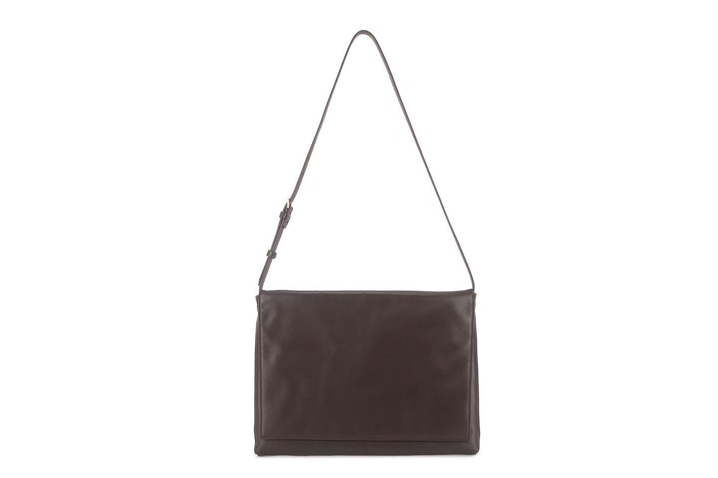 Senior Simple Envelope Sheepskin Flip Stitching Bags