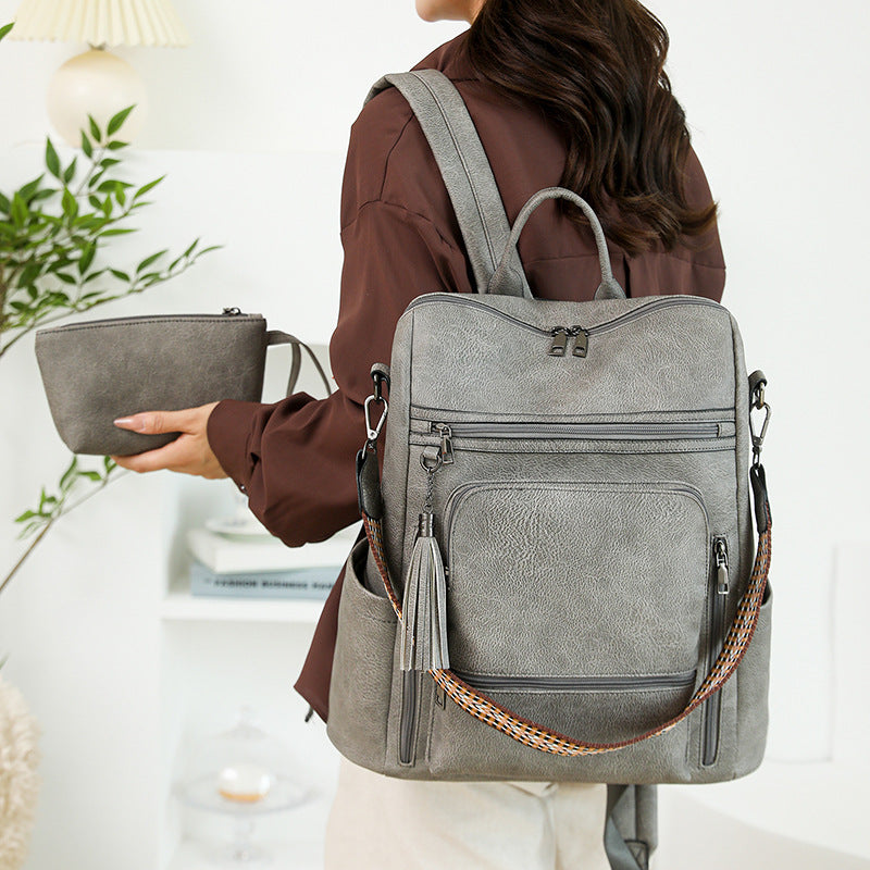 Beautiful Women's Large Capacity Computer Retro Backpacks