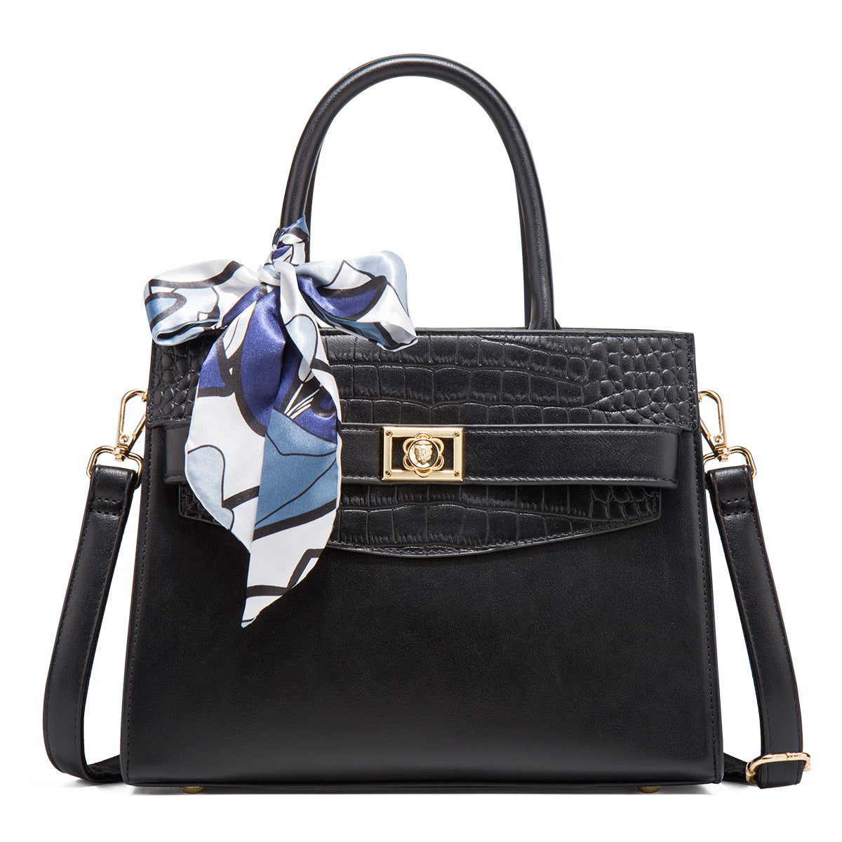 Women's Mother's Day To Give Mom Crocodile Pattern High-grade Handbags