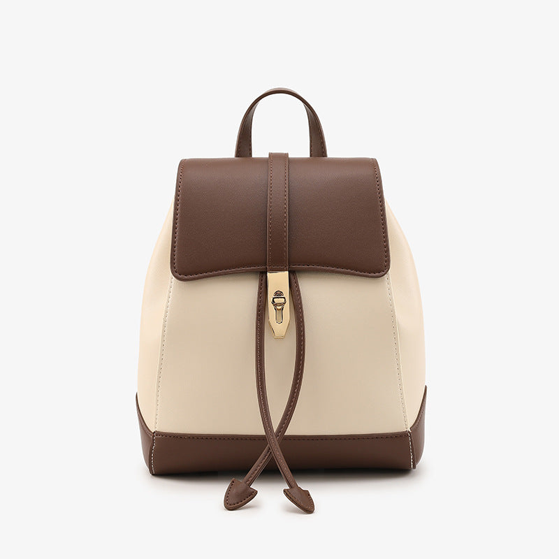 Women's Fashion Large Capacity Oily Leather Backpacks