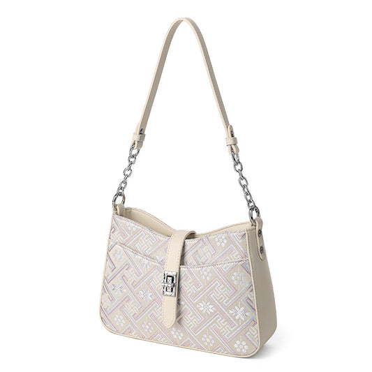 Women's Ethnic Style High-grade Underarm National Light Bags