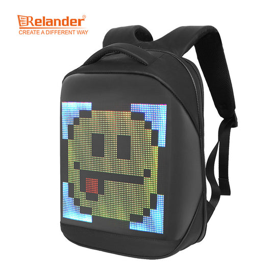 Cool Dynamic Screen Mobile Advertising Luminous Backpacks